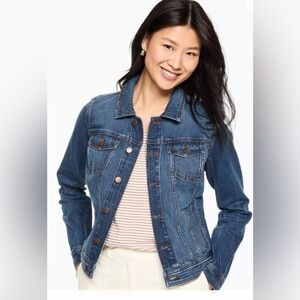 Talbots Classic Blue Jean Jacket